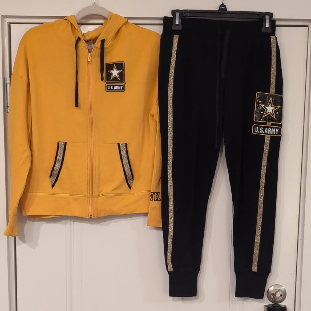 PINK Victoria's Secret Mustard Yellow Hoodie